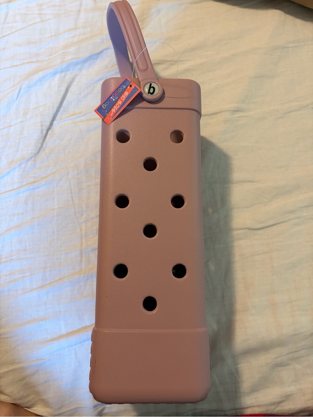 BOGG BAG Dusty Blush Pink Perforated Mini Tote - Picture 4 of 5
